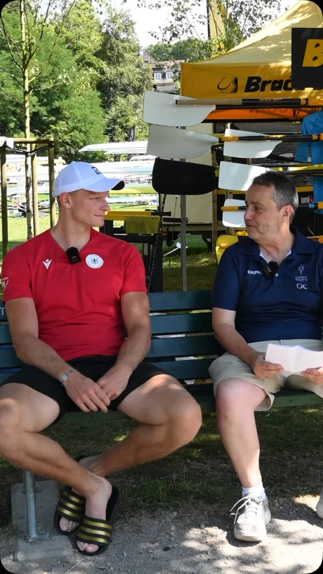 @ollizeidler about his first day at LUCERNE REGATTA 💪🏼 More interviews in long form coming soon in our new format „vom Plauderbänkli am Rotsee“ 📣